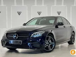 Azul Usado 2020 Mercedes C200 Berlina | 28.900 € (Precio justo)