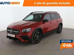 Rojo Usado 2021 Mercedes GLB200 AMG line SUV | 34.761 € (Precio justo)