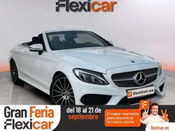 Blanco Usado 2017 Mercedes C200 Descapotable | 25.390 € (Precio justo)