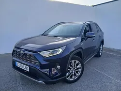 Azul Usado 2021 Toyota RAV4 Hybrid Luxury SUV | 34.900 € (Precio justo)