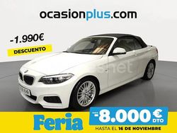 Blanco Usado 2018 BMW 218 Descapotable | 21.900 € (Precio justo)