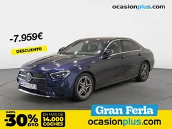 Azul Usado 2021 Mercedes E220 Berlina | 37.890 € (Precio justo)