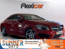 Rojo Usado 2016 Mercedes CLA220 AMG line Berlina | 22.990 € (Precio justo)