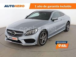 Gris Usado 2016 Mercedes C220 AMG line Coupe | 23.699 € (Precio justo)