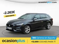 Negro Usado 2022 Seat Leon FR Familiar | 23.500 € (Precio justo)