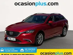 Rojo Usado 2017 Mazda 6 Style+ Familiar | 16.490 € (Un poco caro)