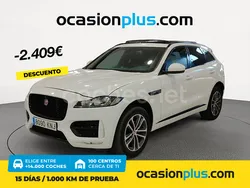 Blanco Usado 2018 Jaguar F-Pace R-Sport SUV | 26.500 € (Precio justo)