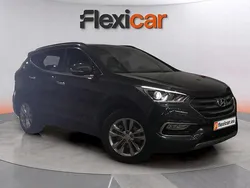 Azul Usado 2017 Hyundai Santa Fe SUV | 22.490 € (Caro)
