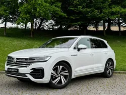 Blanco Usado 2019 VW Touareg R-line SUV | 46.900 € (Precio justo)