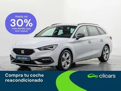 Blanco Usado 2021 Seat Leon ST FR Familiar | 17.290 € (Precio justo)