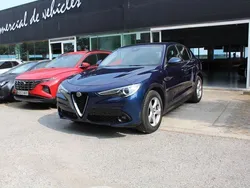 Azul Usado 2018 Alfa Romeo Stelvio Super SUV | 18.950 € (Precio justo)