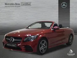 Rojo jacinto Usado 2021 Mercedes C220 Descapotable | 44.900 € (Caro)