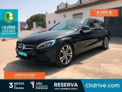 Negro Usado 2018 Mercedes C220 Familiar | 20.890 € (Un poco caro)