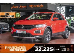 Rojo Usado 2021 VW T-Roc Sport SUV | 21.900 € (Precio justo)