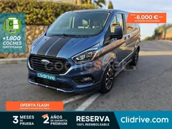 Azul Usado 2019 Ford Tourneo Custom Titanium Monovolumen | 33.990 € (Precio justo)