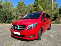 Rojo Usado 2018 Mercedes V250 Exclusive Monovolumen | 39.000 € (Super precio)
