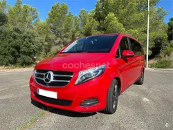 Rojo Usado 2018 Mercedes V250 Exclusive Monovolumen | 45.999 € (Precio justo)