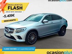 Plateado Usado 2018 Mercedes GLC250 Coupe | 39.091 € (Un poco caro)