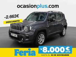 Gris / plata Usado 2023 Jeep Renegade Limited SUV | 18.190 € (Precio justo)