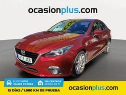 Rojo Usado 2015 Mazda 3 Luxury Berlina | 12.490 € (Precio justo)