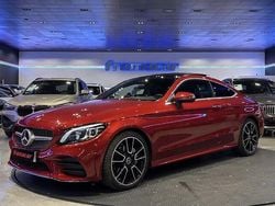 Rojo Usado 2020 Mercedes C220 Coupe | 37.990 € (Precio justo)