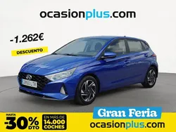 Azul Usado 2021 Hyundai i20 Berlina | 13.890 € (Precio justo)