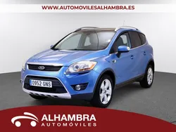 Azul Usado 2009 Ford Kuga Titanium SUV | 8650 € (Precio justo)