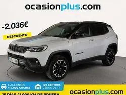 Gris Usado 2022 Jeep Compass Trailhawk SUV | 20.364 € (Precio justo)