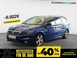 Azul Usado 2019 Peugeot 308 SW GT-line Familiar | 14.150 € (Precio justo)