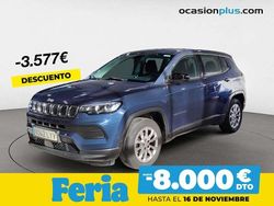 Azul Usado 2022 Jeep Compass Longitude SUV | 21.420 € (Un poco caro)
