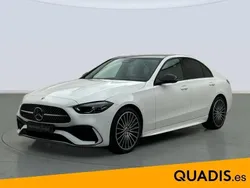 Blanco polar Usado 2024 Mercedes C220 AMG line Berlina | 49.100 € (Un poco caro)
