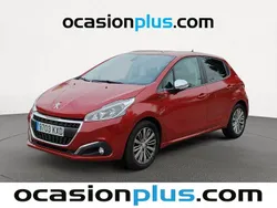 Rojo Usado 2019 Peugeot 208 Signature Sky Utilitario | 9455 € (Precio justo)