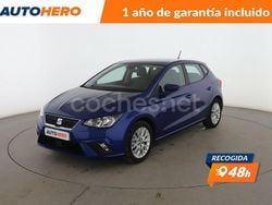 Azul Usado 2019 Seat Ibiza Style Plus Berlina | 13.399 € (Precio justo)