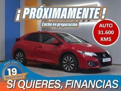 Rojo Usado 2015 Honda Civic Lifestyle Berlina | 16.900 € (Precio justo)