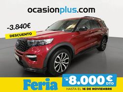 Rojo Usado 2021 Ford Explorer ST-Line SUV | 42.250 € (Precio justo)
