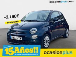 Azul Usado 2022 Fiat 500 Dolcevita Descapotable | 10.790 € (Precio justo)