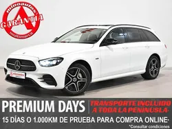 Blanco Usado 2021 Mercedes E300 AMG line Familiar | 37.890 €