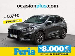 Gris / plata Usado 2022 Ford Kuga ST-Line SUV | 18.390 € (Buen precio)