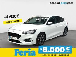Blanco Usado 2019 Ford Focus ST-Line Berlina | 16.900 € (Precio justo)