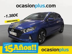 Azul Usado 2022 Hyundai i20 Berlina | 15.190 € (Precio justo)
