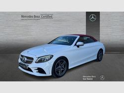Blanco Usado 2021 Mercedes C220 AMG line Descapotable | 39.990 € (Precio justo)
