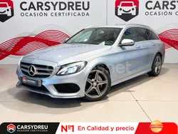 Gris / plata Usado 2016 Mercedes C220 AMG line Familiar | 22.900 € (Precio justo)