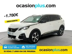 Blanco Usado 2017 Peugeot 5008 GT-line Monovolumen | 18.780 € (Precio justo)
