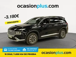 Negro Usado 2021 Hyundai Santa Fe SUV | 31.490 € (Precio justo)