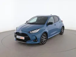 Azul Usado 2021 Toyota Yaris Hybrid Plus Utilitario | 20.799 € (Caro)