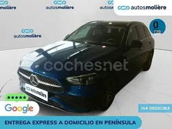 Azul Usado 2024 Mercedes C300e Familiar | 46.890 € (Precio justo)
