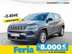 Gris Usado 2022 Jeep Compass Longitude SUV | 21.390 € (Un poco caro)