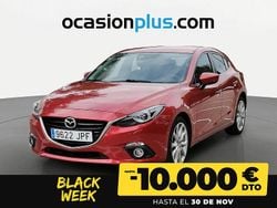 Rojo Usado 2016 Mazda 3 Luxury Utilitario | 11.190 € (Precio justo)