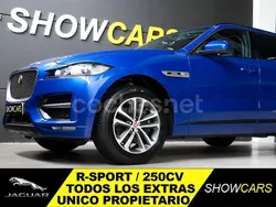Azul Usado 2019 Jaguar F-Pace R-Sport SUV | 27.500 € (Precio justo)
