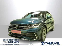 Azul Usado 2021 VW Tiguan R-line SUV | 30.450 € (Precio justo)
